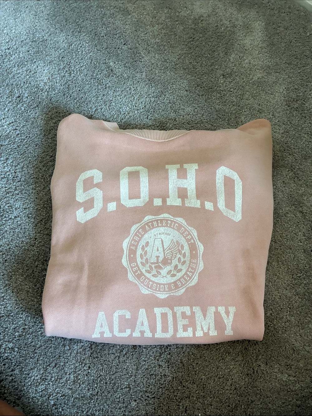 S.O.H.O. Academy Pink Graphic Sweatshirt